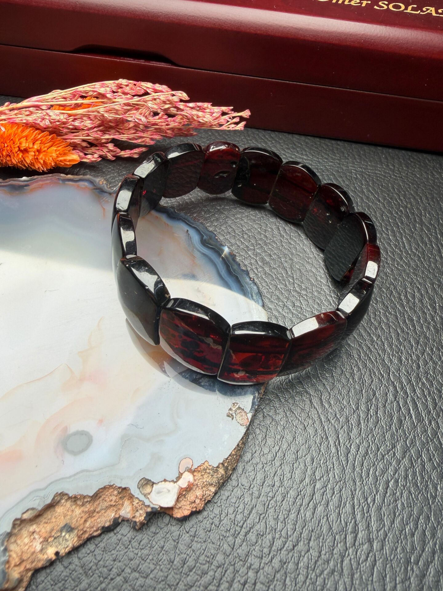 Damla Kehribar Bileklik