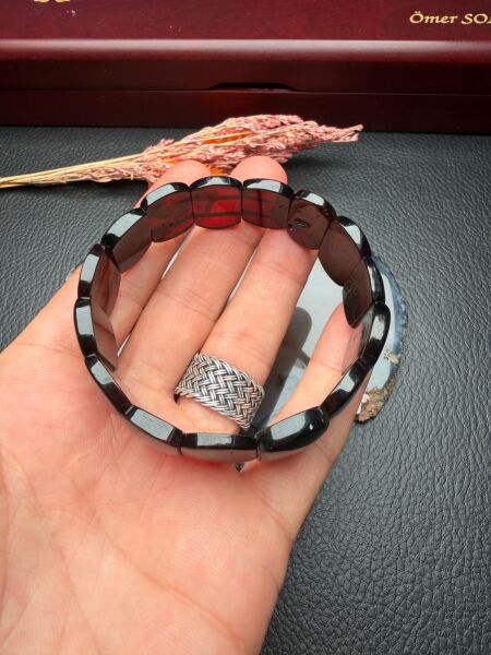 Damla Kehribar Bileklik