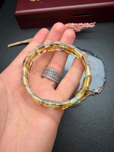 Damla Kehribar Bileklik