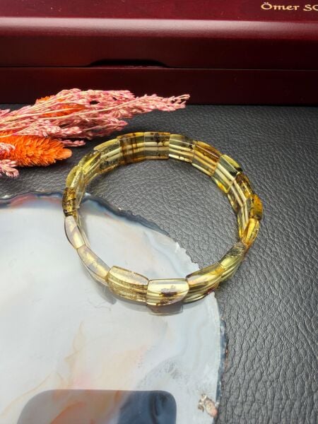 Damla Kehribar Bileklik