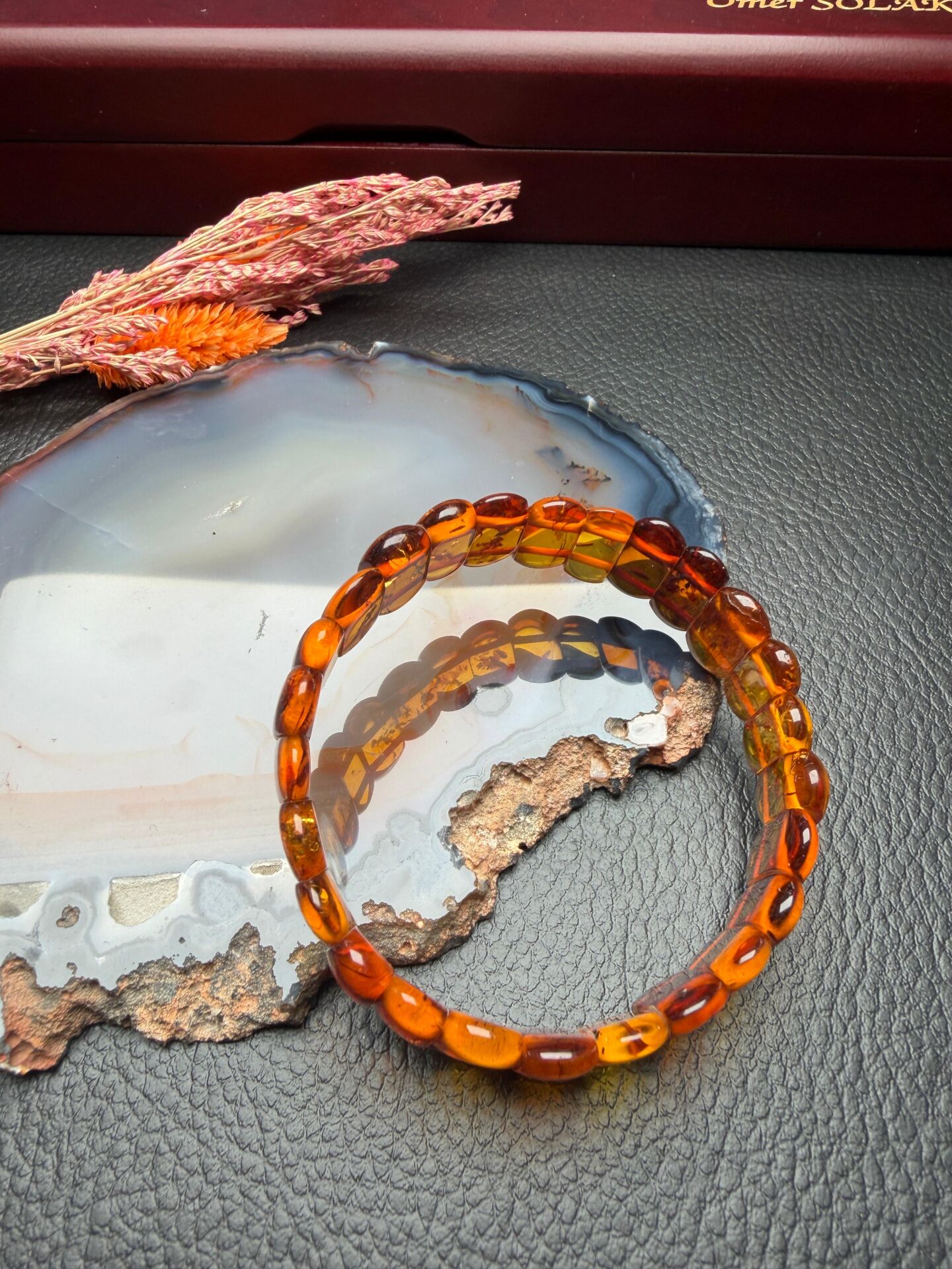 Damla Kehribar Bileklik