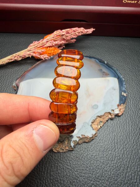 Damla Kehribar Bileklik