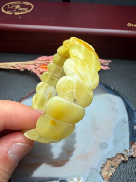 Damla Kehribar Bileklik