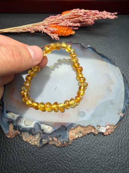 Damla Kehribar Bileklik