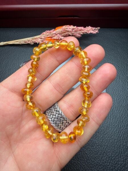 Damla Kehribar Bileklik