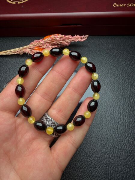 Damla Kehribar Bileklik