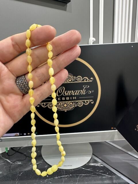 Küçük Boy Baltık Damla Kehribar Kolye