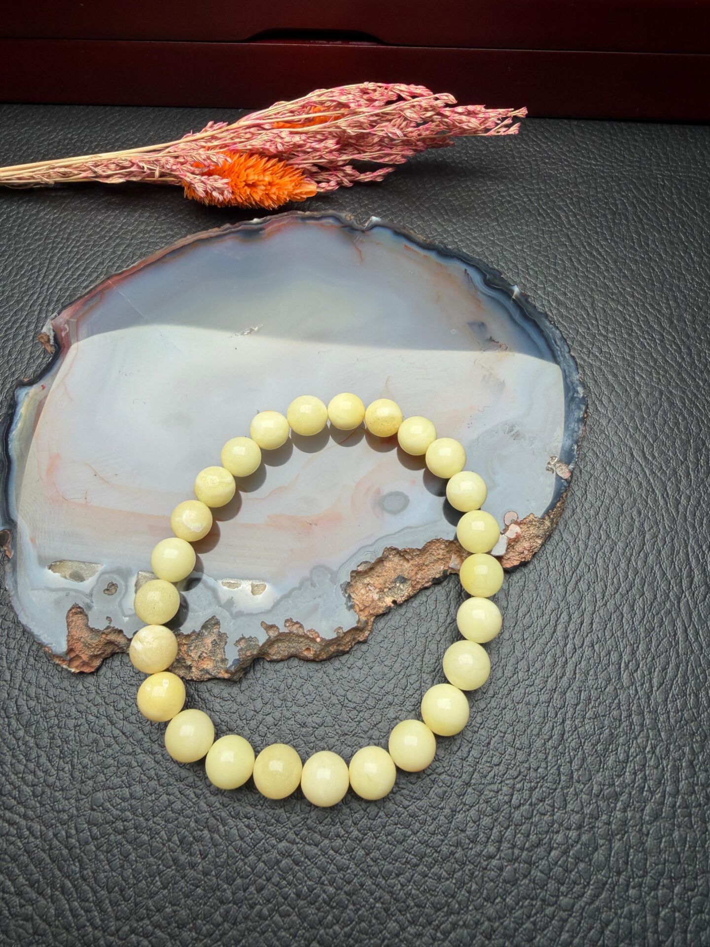 Damla Kehribar Bileklik