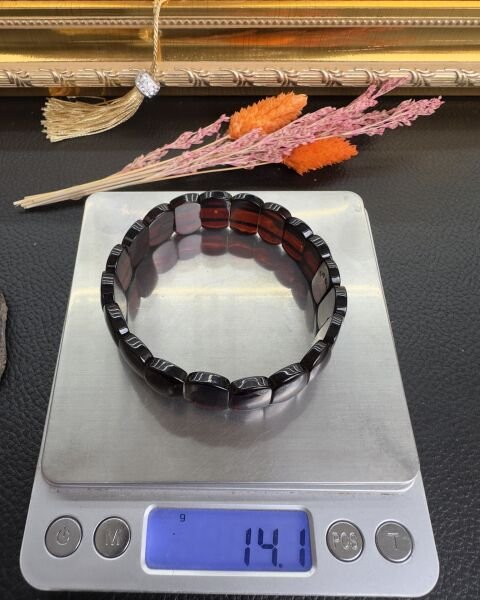 Rolex Model Damla Kehribar Bileklik