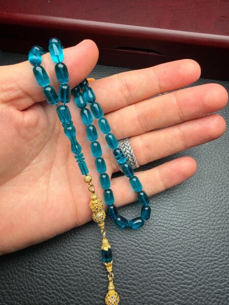 Kapsül Model Ateş Kehribar Tesbih