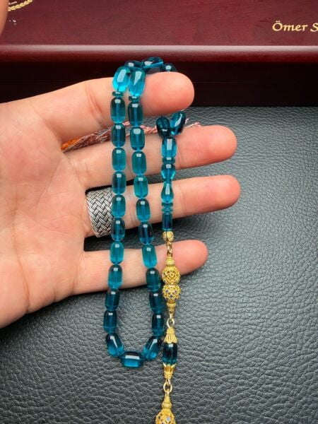 Kapsül Model Ateş Kehribar Tesbih