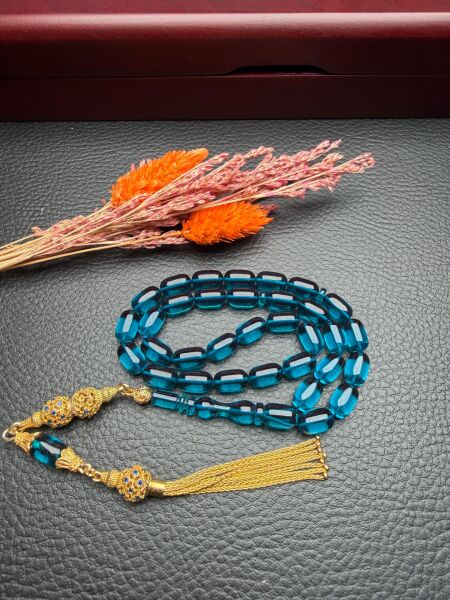 Kapsül Model Ateş Kehribar Tesbih