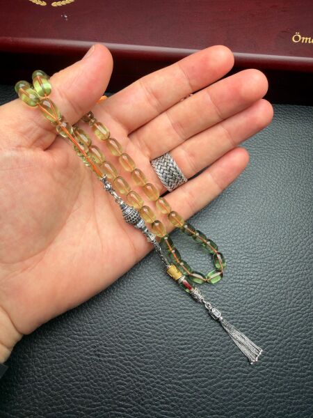 Kapsül Model Ateş Kehribar Tesbih