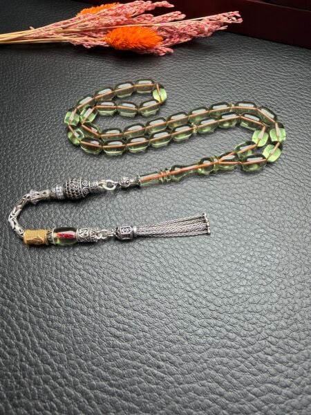 Kapsül Model Ateş Kehribar Tesbih