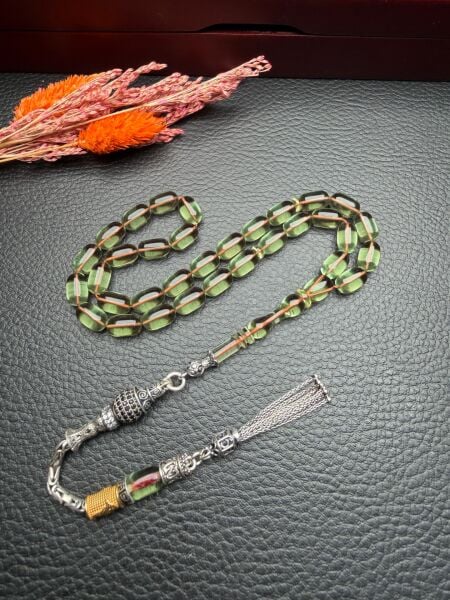 Kapsül Model Ateş Kehribar Tesbih