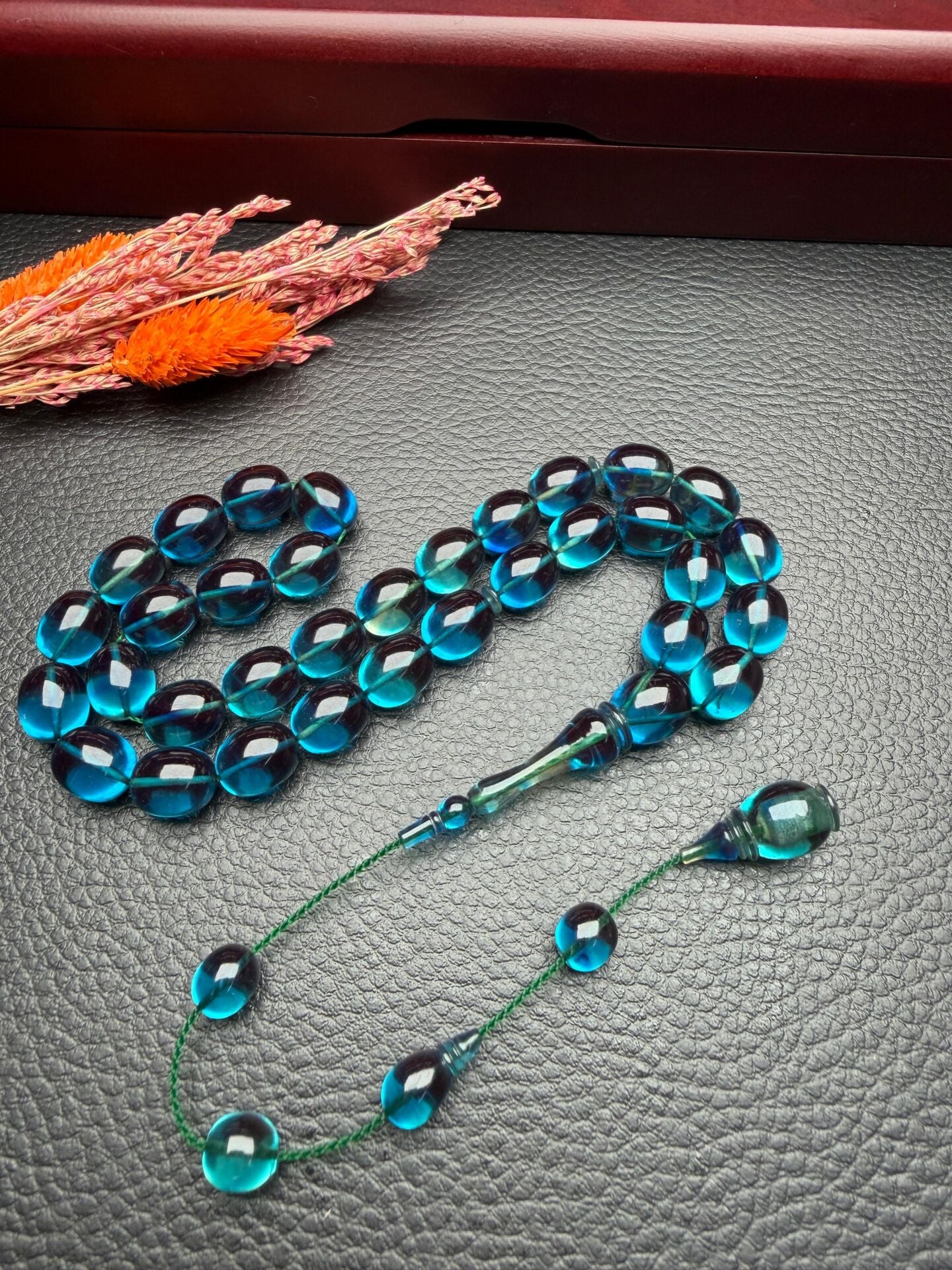 Blok Zar Kehribar Tesbih