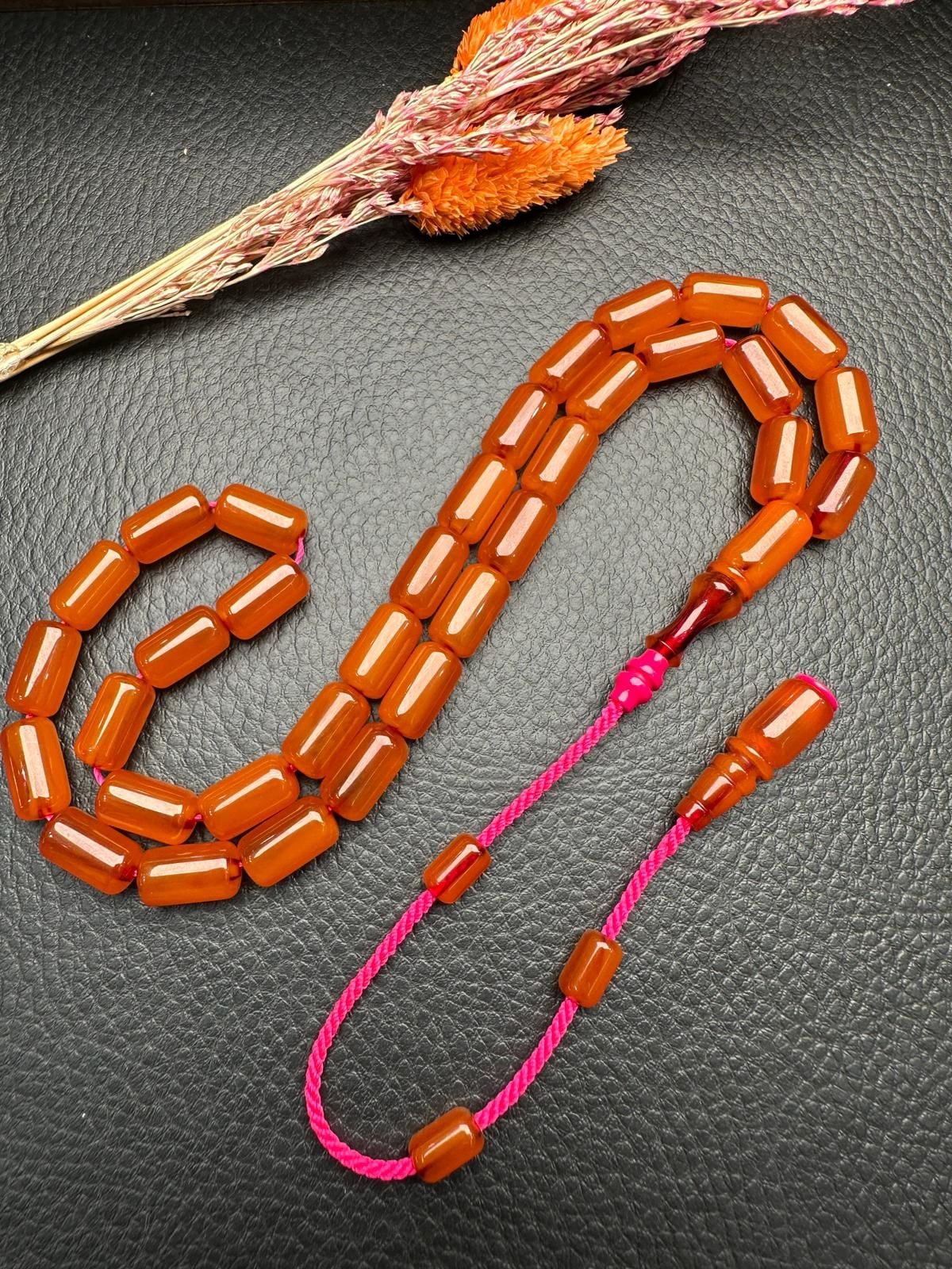 Bahadır Kılıç Usta Dizayn Osmanlı Sıkma Kehribar Tesbih