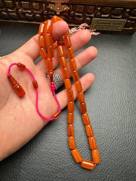 Bahadır Kılıç Usta Dizayn Osmanlı Sıkma Kehribar Tesbih