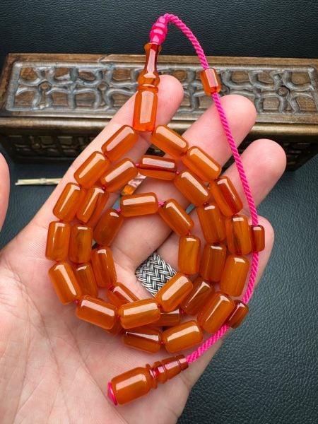 Bahadır Kılıç Usta Dizayn Osmanlı Sıkma Kehribar Tesbih