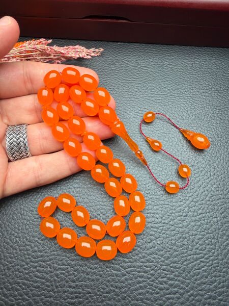 Blok Zar Kehribar Tesbih