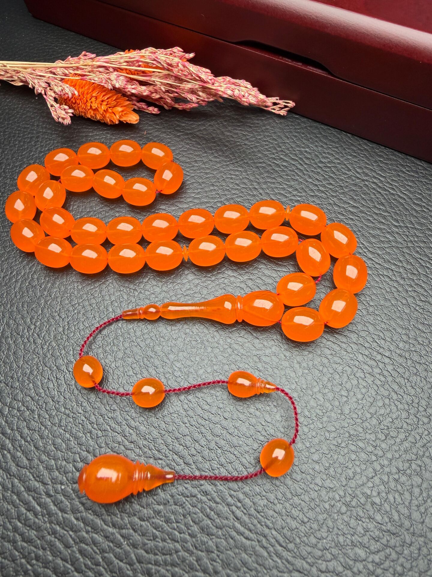 Blok Zar Kehribar Tesbih