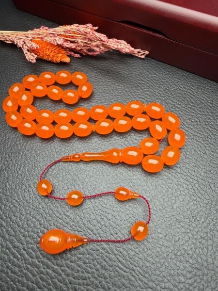 Blok Zar Kehribar Tesbih