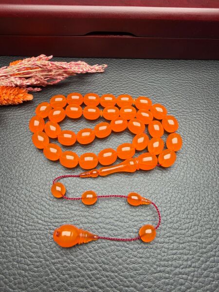 Blok Zar Kehribar Tesbih