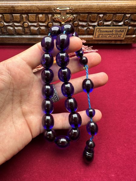 Parlement Mavi Kapsül Model Maskot Ateş Kehribar Tesbih