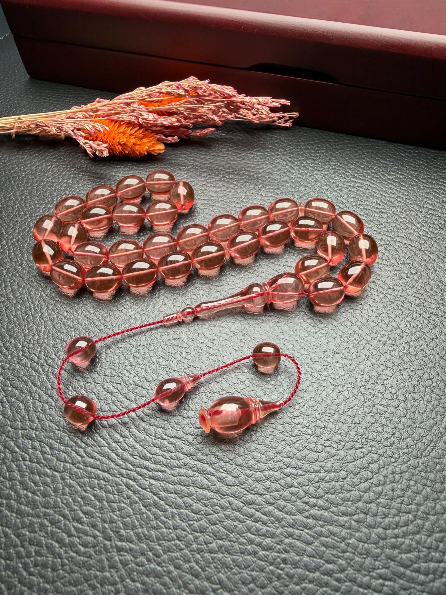 Blok Zar Kehribar Tesbih