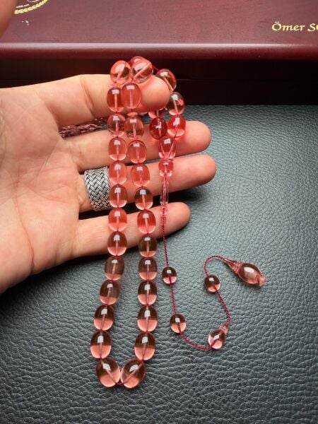 Blok Zar Kehribar Tesbih