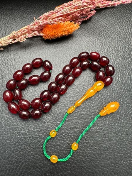 Onur Kaşkaya Usta Dizayn İngiliz Kolye Osmanlı Sıkma Kehribar Tesbih