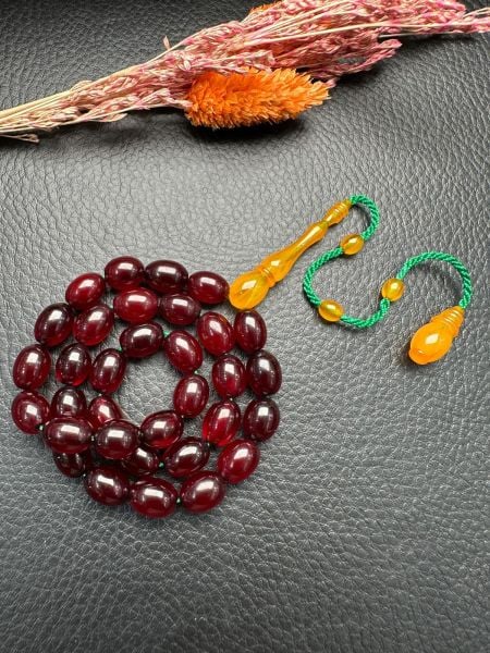 Onur Kaşkaya Usta Dizayn İngiliz Kolye Osmanlı Sıkma Kehribar Tesbih