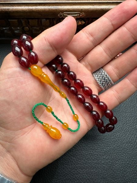 Onur Kaşkaya Usta Dizayn İngiliz Kolye Osmanlı Sıkma Kehribar Tesbih