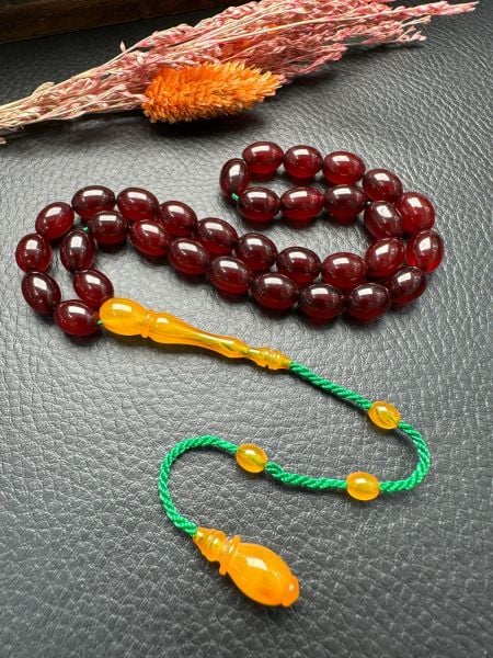 Onur Kaşkaya Usta Dizayn İngiliz Kolye Osmanlı Sıkma Kehribar Tesbih