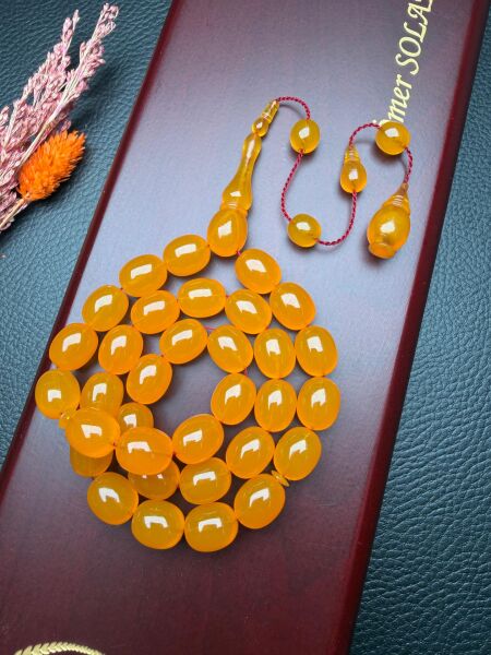 Blok Zar Kehribar Tesbih