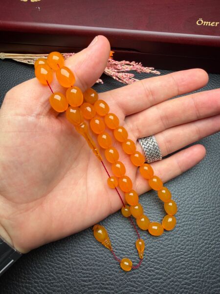 Blok Zar Kehribar Tesbih