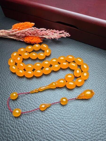 Blok Zar Kehribar Tesbih