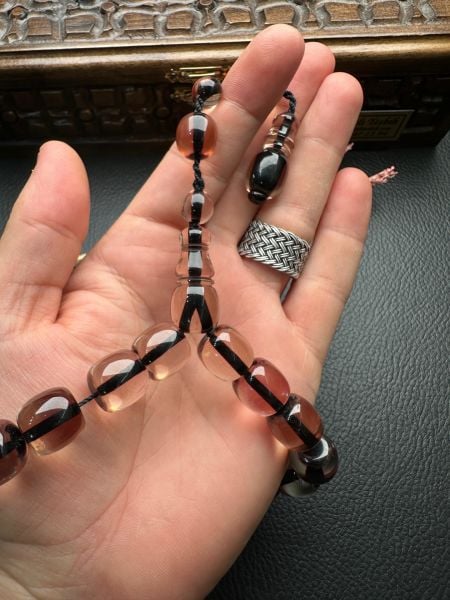 Kapsül Model Maskot Ateş Kehribar Tesbih