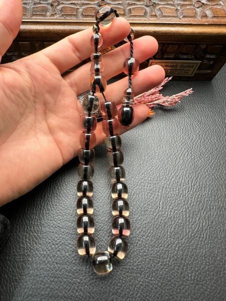 Kapsül Model Maskot Ateş Kehribar Tesbih