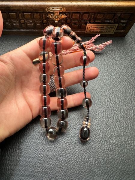 Kapsül Model Maskot Ateş Kehribar Tesbih