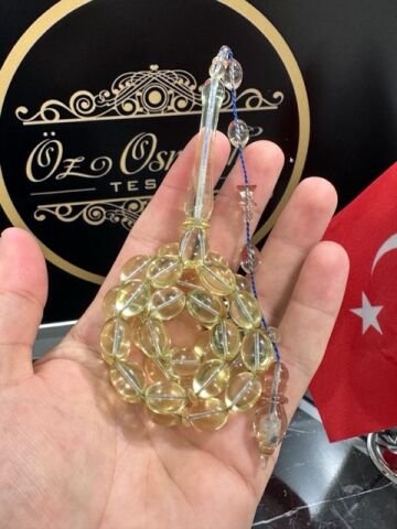 Beyzi Model Sülün İmame Şeffaf Renk Yeni Katalin Tesbih