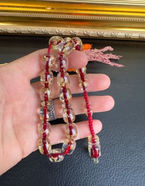 Kapsül Model Maskot Ateş Kehribar Tesbih