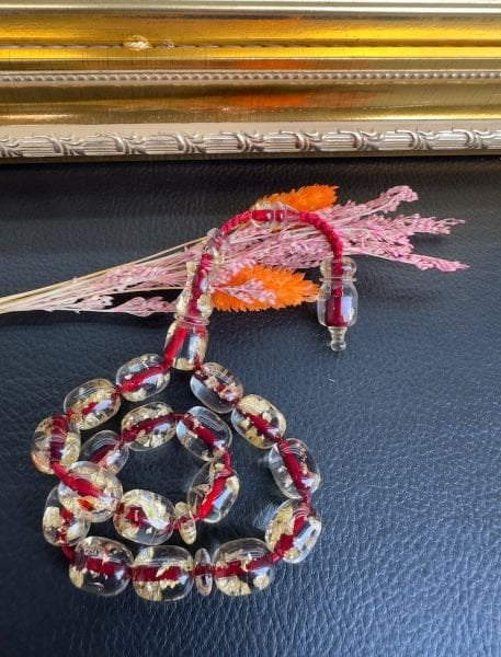 Kapsül Model Maskot Ateş Kehribar Tesbih