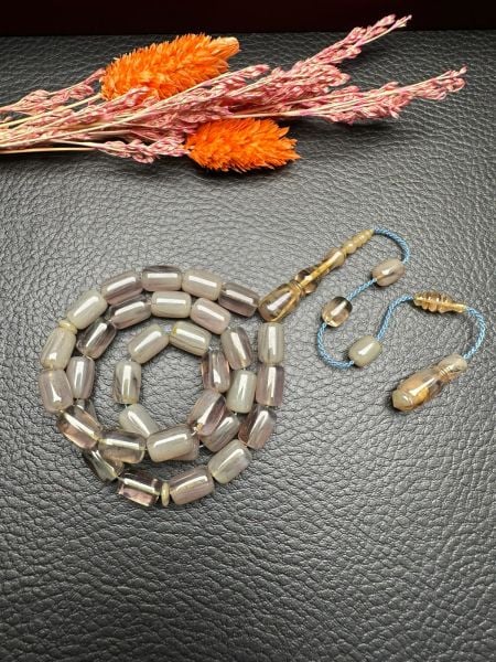 Kapsül Model Lila Renk Hareli Eski Alman Katalin Tesbih