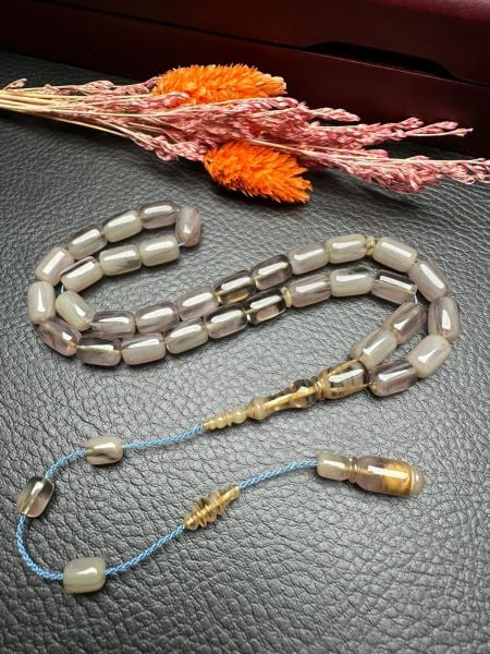 Kapsül Model Lila Renk Hareli Eski Alman Katalin Tesbih