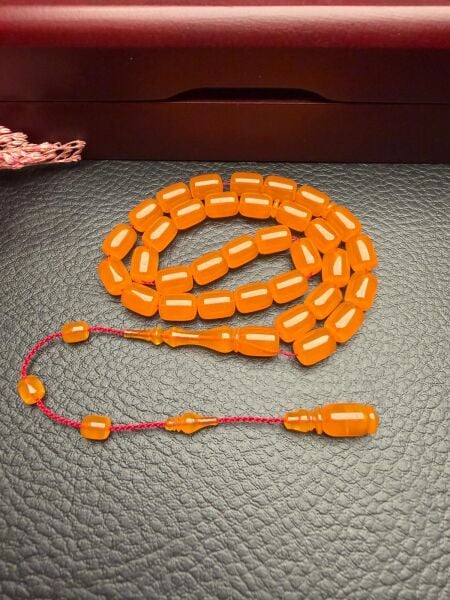 Kapsül  Model Eski Osmanlı Yemen Zar Kehribar Tesbih