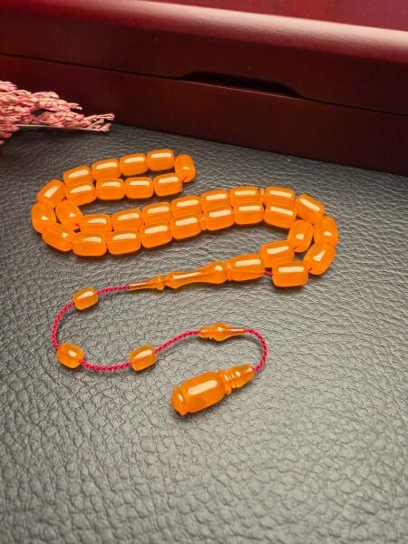 Kapsül  Model Eski Osmanlı Yemen Zar Kehribar Tesbih