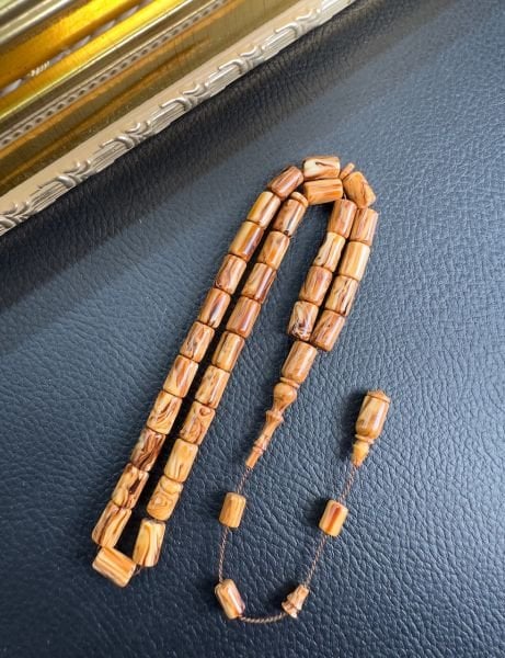 Kapsül Model Eski Malzeme Çekoslavak Katalin Tesbih