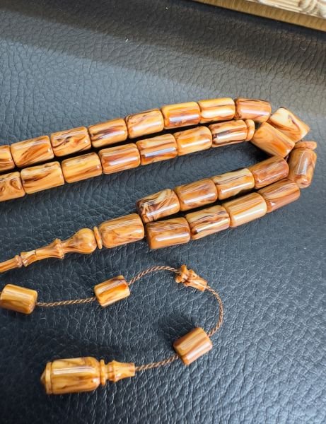 Kapsül Model Eski Malzeme Çekoslavak Katalin Tesbih