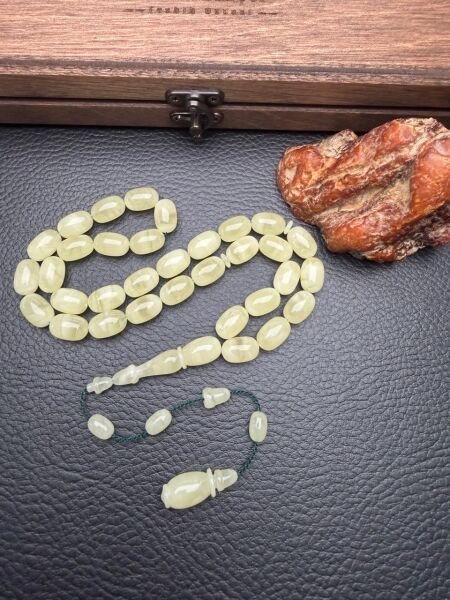 Semih Dinçer Usta İşçiliği Tek Kaya Damla Kehribar Tesbih